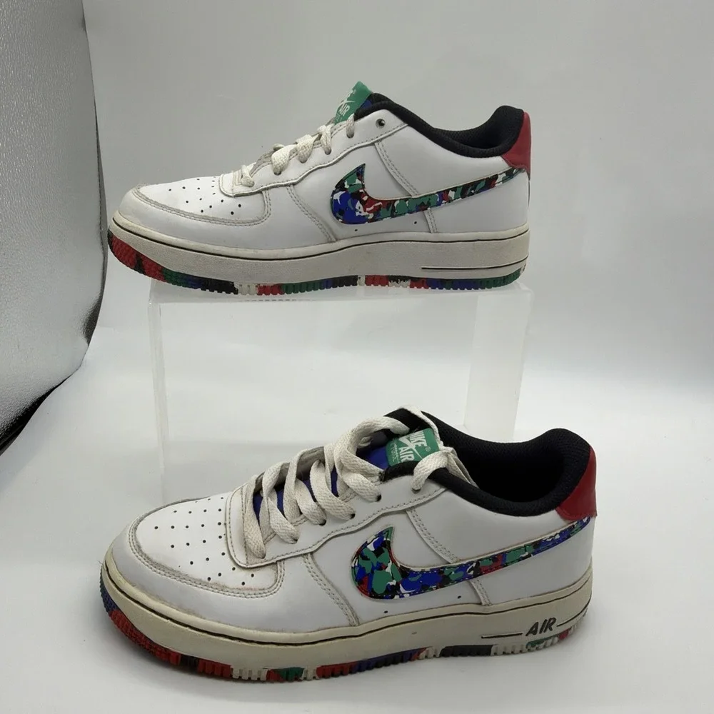 NIKE AIR FORCE 1 Hyper Crayon Multi-Color Low‎ Size 6Y